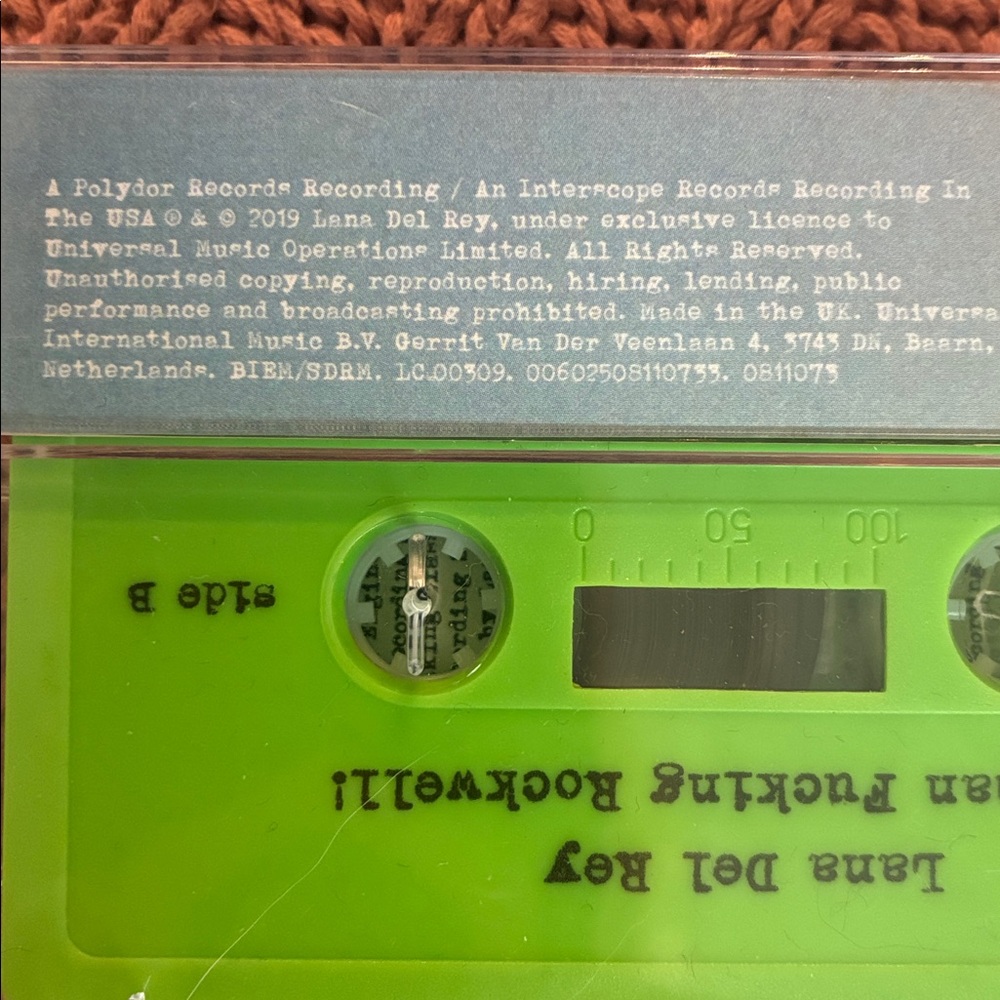 RARE Lana Del Rey "NFR" Cassette Tape - Lime Green Variant - Sealed / Mint
